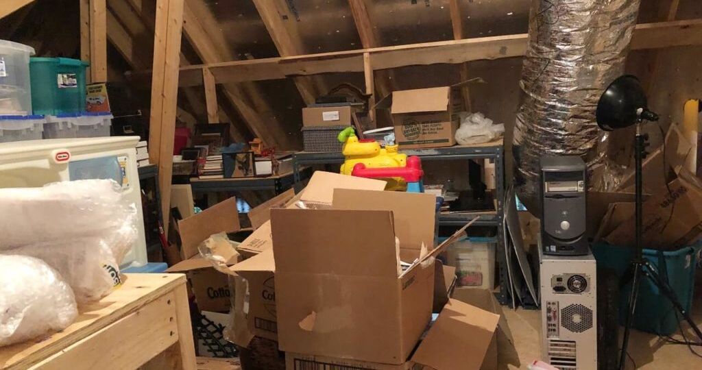 attic clutter
